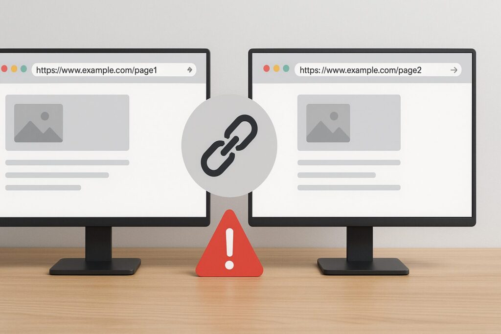 Page en double sans URL canonique sélectionnée par l'utilisateur comprendre et résoudre