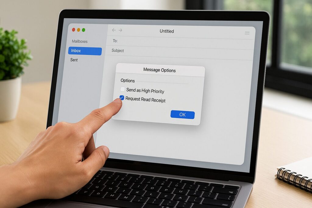Comment configurer un accusé de réception sous Mail - Bande2geek