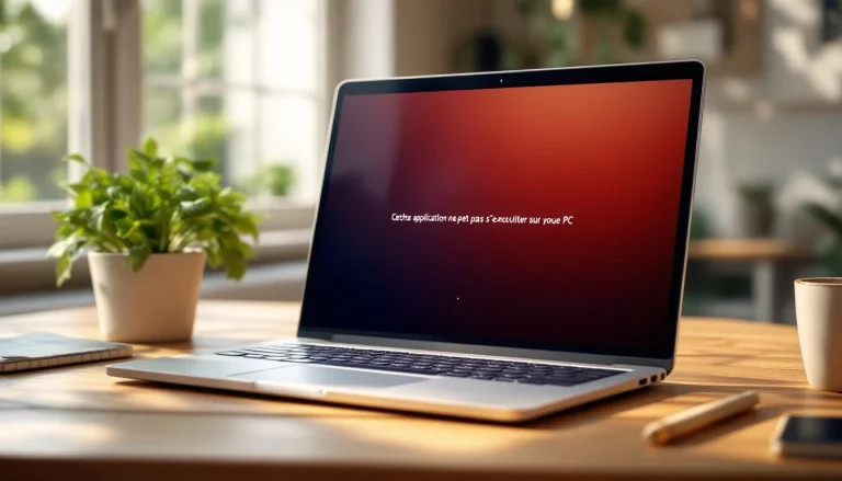 cette application ne s'execute pas mise en avant