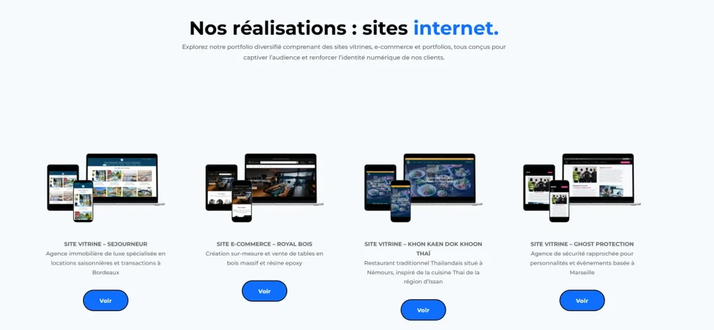 réalisations agence limitless