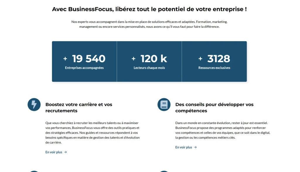 business focus proof seciton