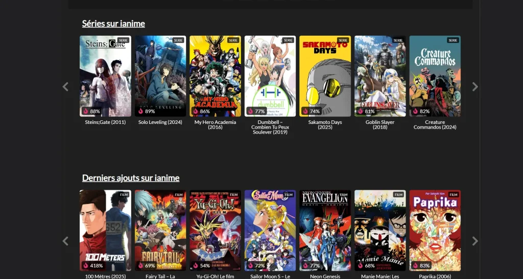 ianime page site