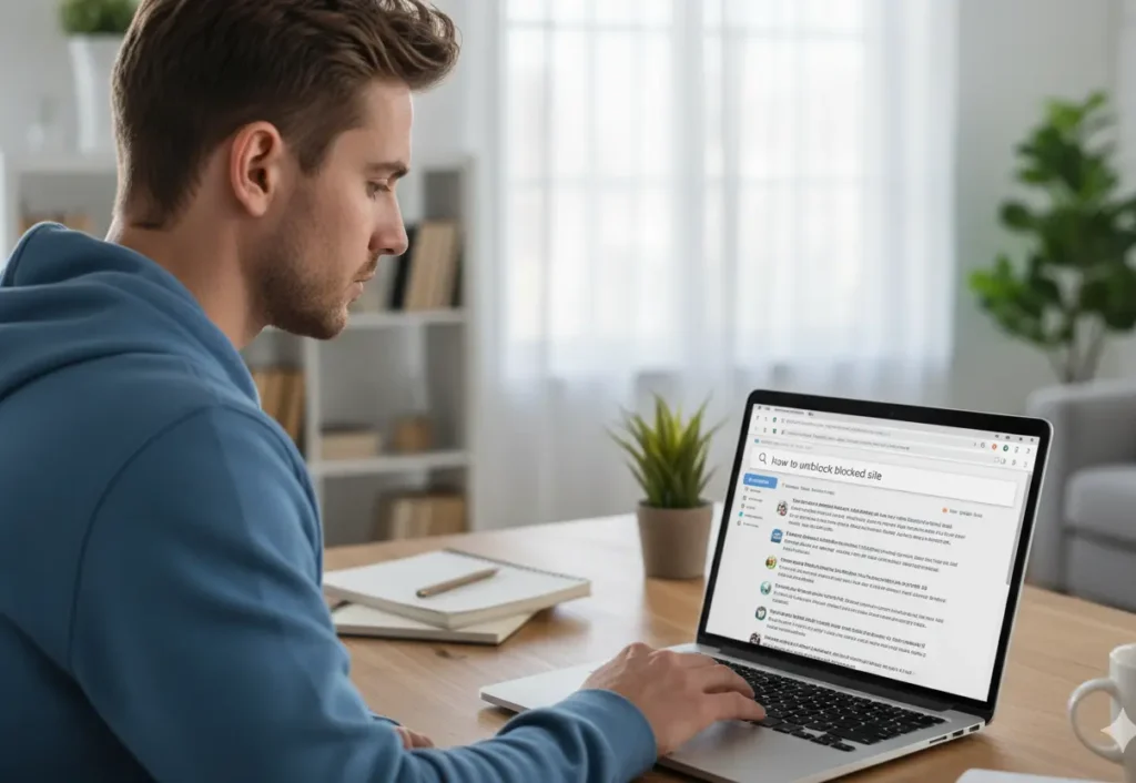 chrome site bloqué laptop