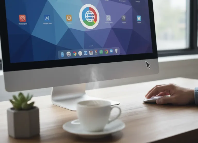 mise en avant google chrome sur le bureau